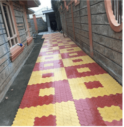 ZIGZAG YELLOW AND RED